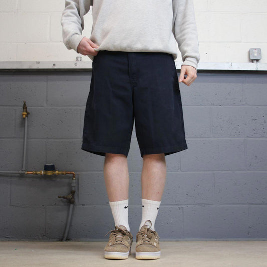 Y2k Dickies shorts skater style navy Loose leg chino summer festival shorts