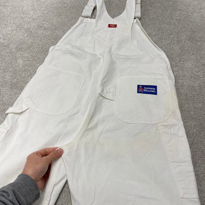 90s Dickies dungarees overalls baggy W36L34 USA mens cotton y2k painter bib & brace workwear