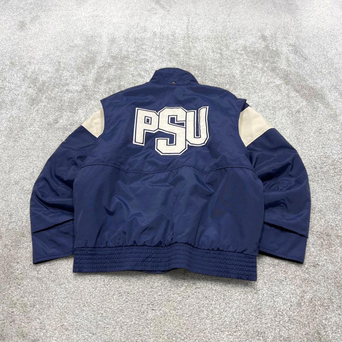 00s Team Nike jacket y2k style XL men's navy full zip padded windbreaker coat technical