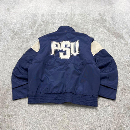 00s Team Nike jacket y2k style XL men's navy full zip padded windbreaker coat technical