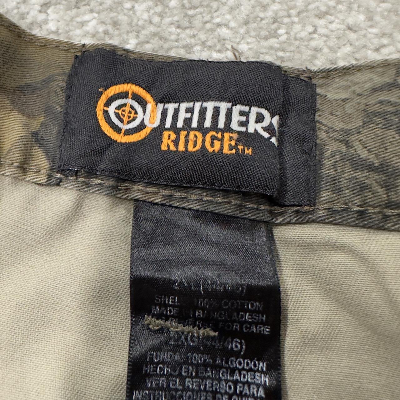 Outfitters Ridge baggy camo cargo pants Y2K XXL khaki Realtree camouflage loose hunting utility