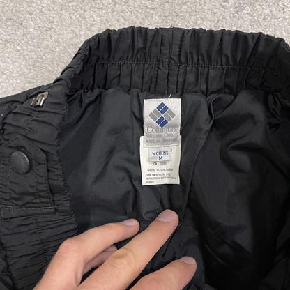 Columbia waterproof pants women's y2k black insulated technical snow trousers