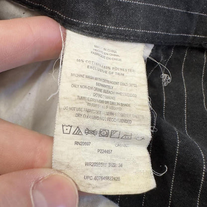 Dickies striped chino shorts carpenter black Chino style skater shorts long loose leg festival