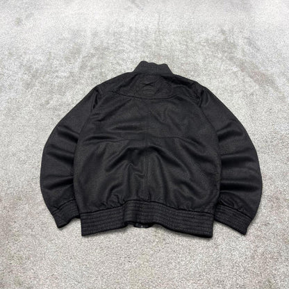 00s Billabong technical bomber jacket L men's y2k style black winter full zip up coat