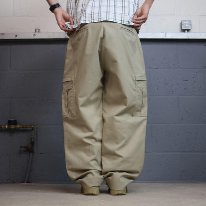 Dickies baggy cargo utility pants W40L30 khaki beige wide leg