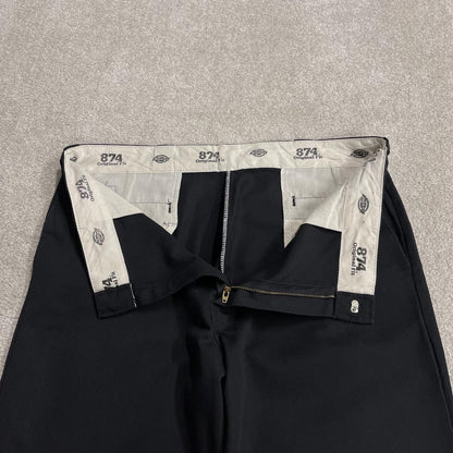 Dickies 874 pants black original fit W38L29 Chino skate style work trousers