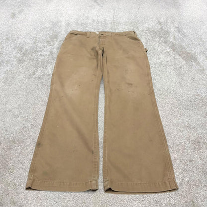 Carhartt carpenter pants W36L32 tan relaxed 90s style cargos