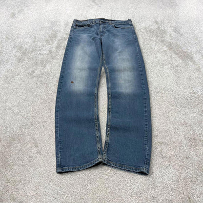 Vintage y2k Levi's 505 jeans blue Straight leg denim pants red tab logo