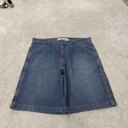 Levi’s baggy denim shorts y2k carpenter blue Loose fit surf jorts skate style red tab logo