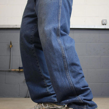 Vintage 90s Dickies jeans y2k skater style W38L33 blue denim 5 pocket workwear pants