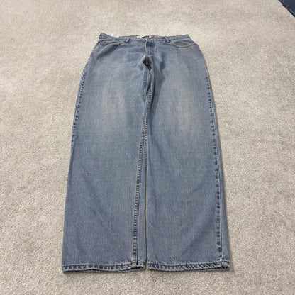 Levi’s baggy jeans Y2K W36L34 blue Levi’s 550 relaxed fit surf style pants red tab logo
