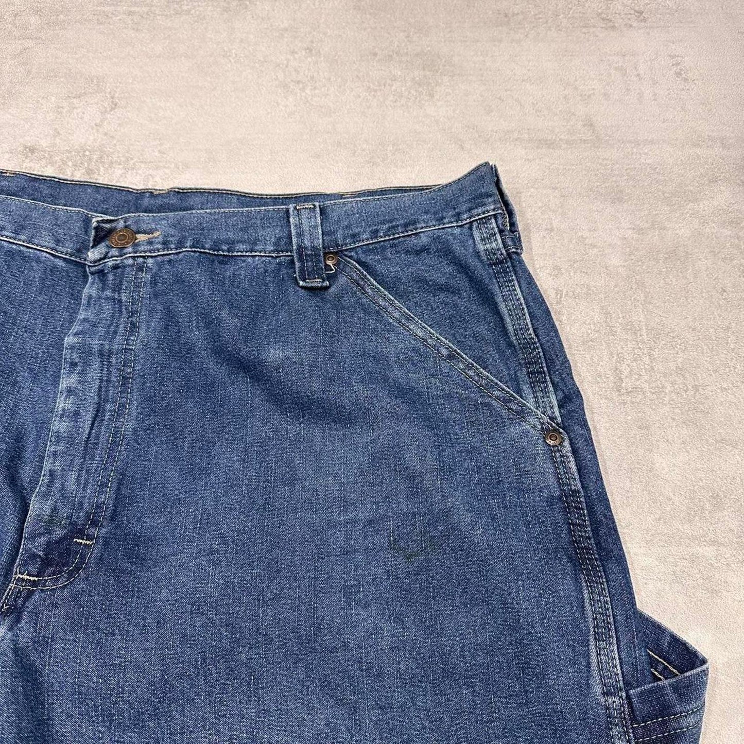 Blue Wrangler carpenter jeans W40L30 Loose denim skate pants