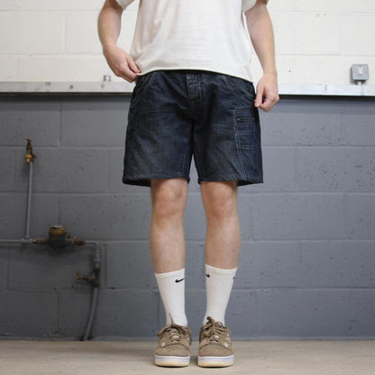 Blue Police cargo jorts W36