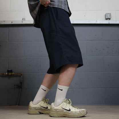 Dickies carpenter shorts chino navy Twill chino skater style shorts loose long leg