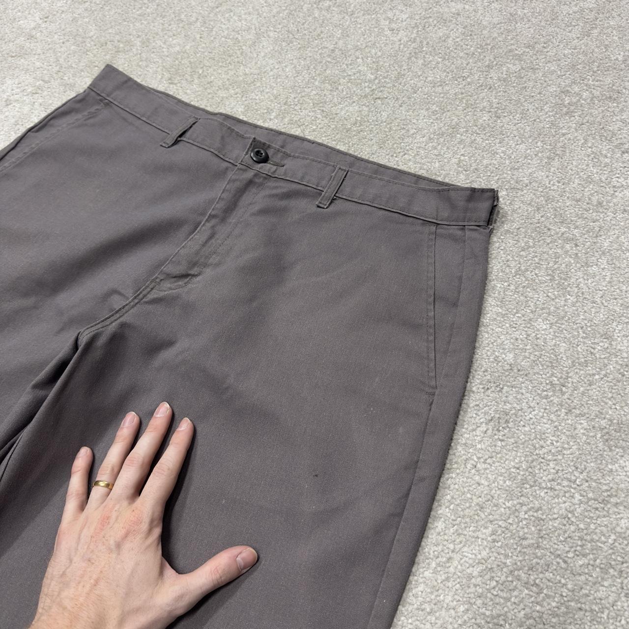 Dickies long baggy shorts y2k chino carpenter grey Loose skater surf style shorts