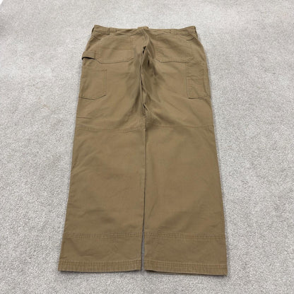 Y2K double knee carpenter jeans loose leg khaki Noble outfitters skater style work cargos
