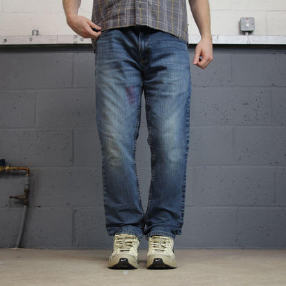 Vintage Carhartt jeans y2k relaxed blue denim Relaxed fit straight leg skater style workwear