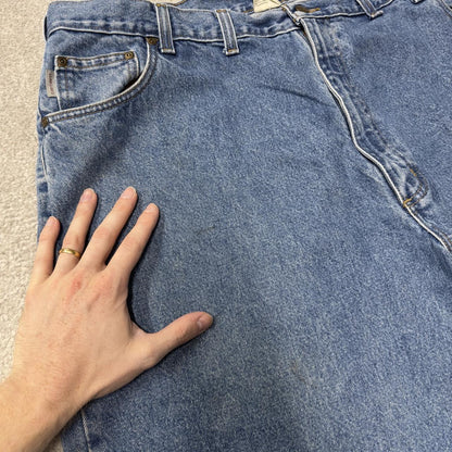 Baggy Carhartt jeans y2k blue denim Loose relaxed fit skater 2000s style workwear pants
