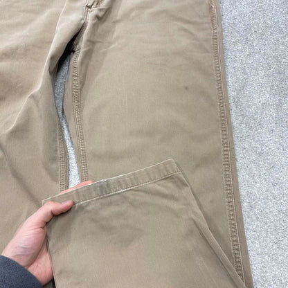 Y2K Carhartt carpenter pants khaki Loose skate style workwear cargo pants