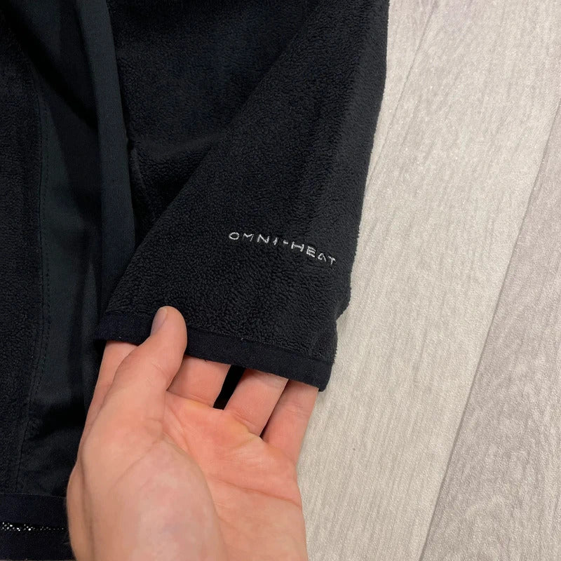 Columbia y2k 1/4 zip fleece mens black autumn pullover