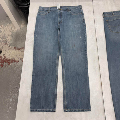 Mens Carhartt jeans W38 L32 blue loose 90s style skater work jeans