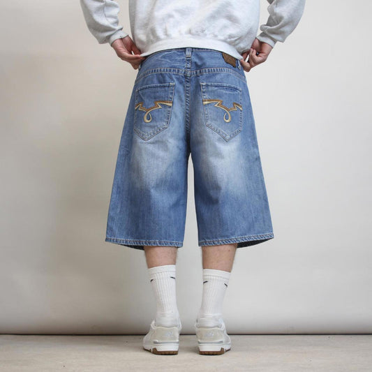 Baggy Ecko Unltd denim shorts W38