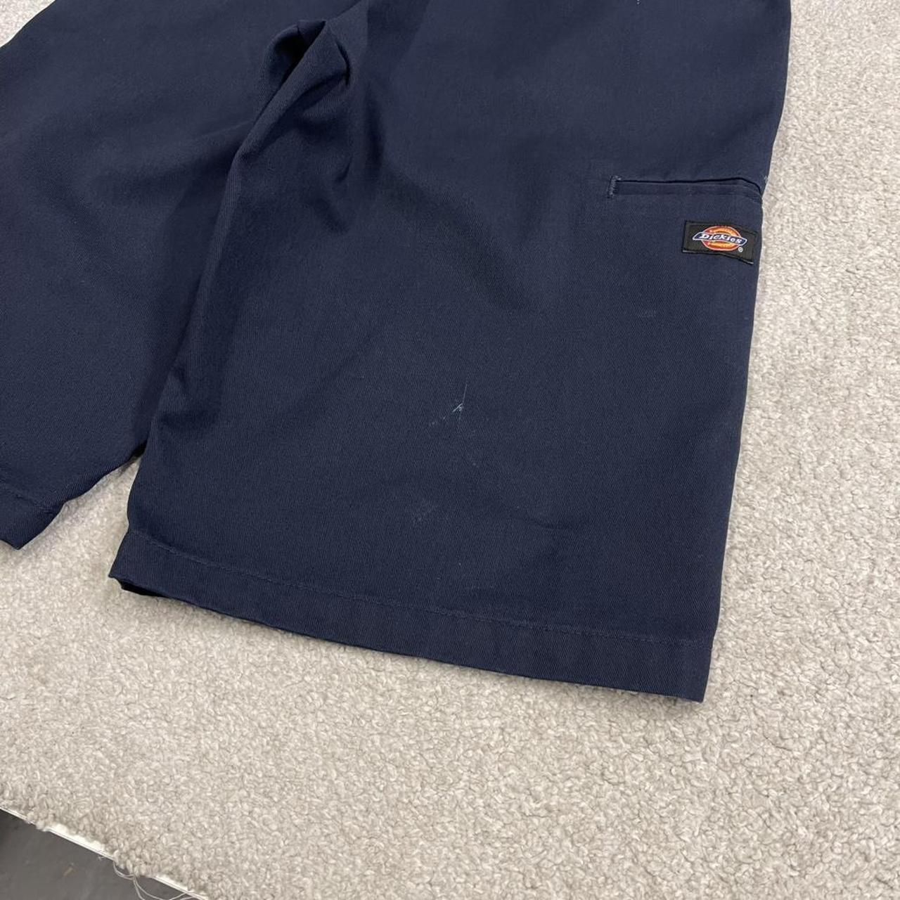 Dickies carpenter shorts long leg navy Twill chino skater style shorts loose long leg