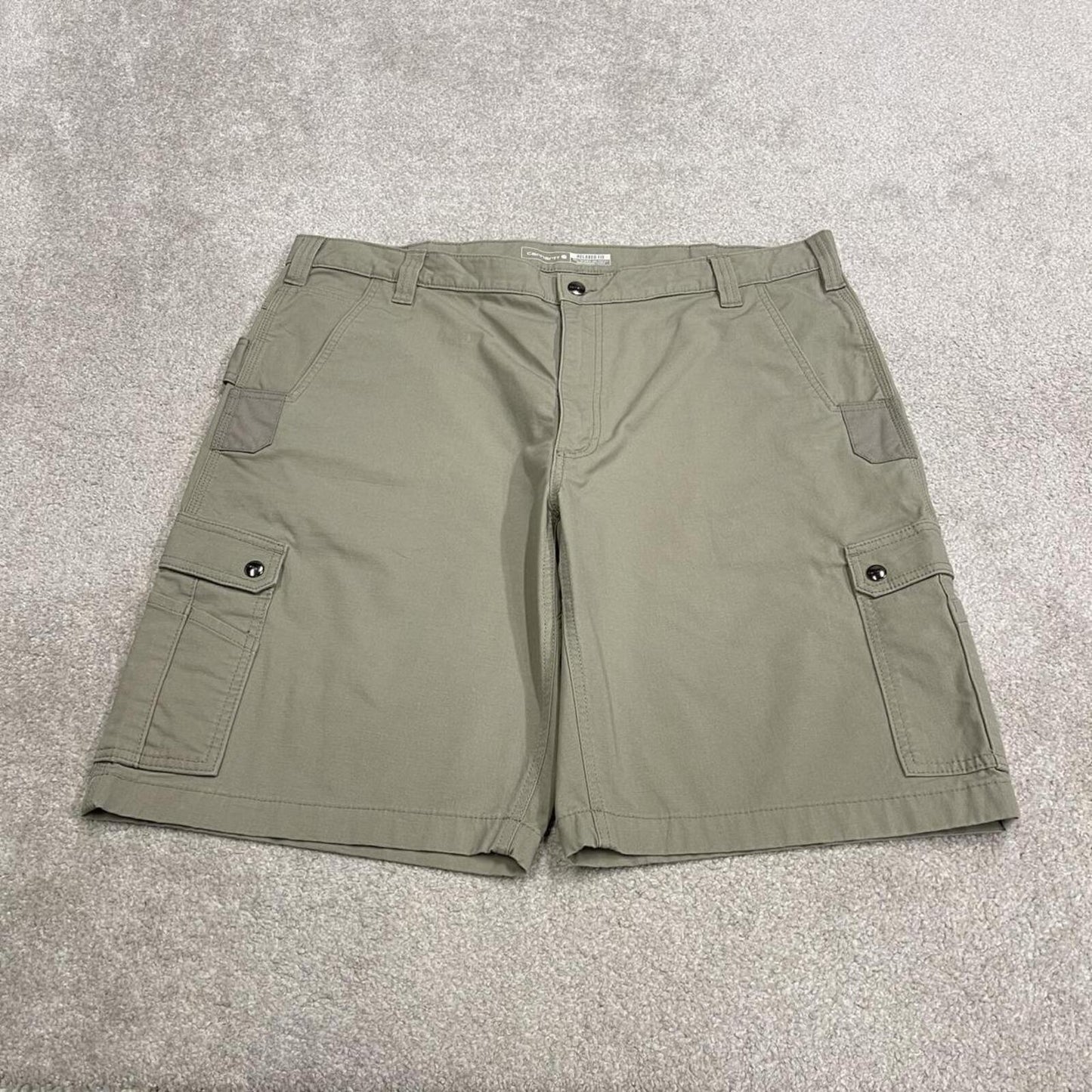 Carhartt baggy cargo shorts grey Relaxed fit skater style summer work shorts