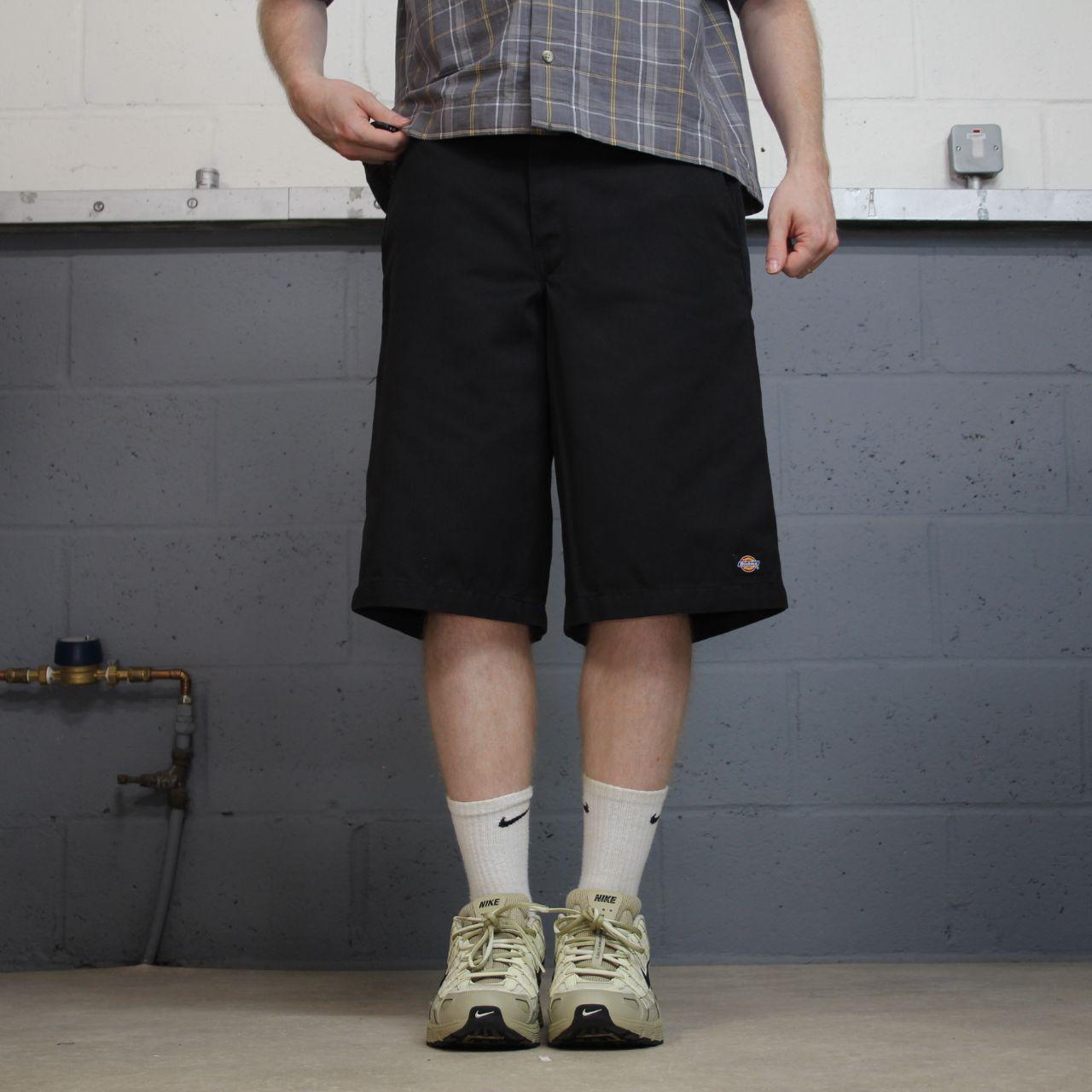 Dickies carpenter chino shorts loose black Twill chino style skater shorts long leg festival