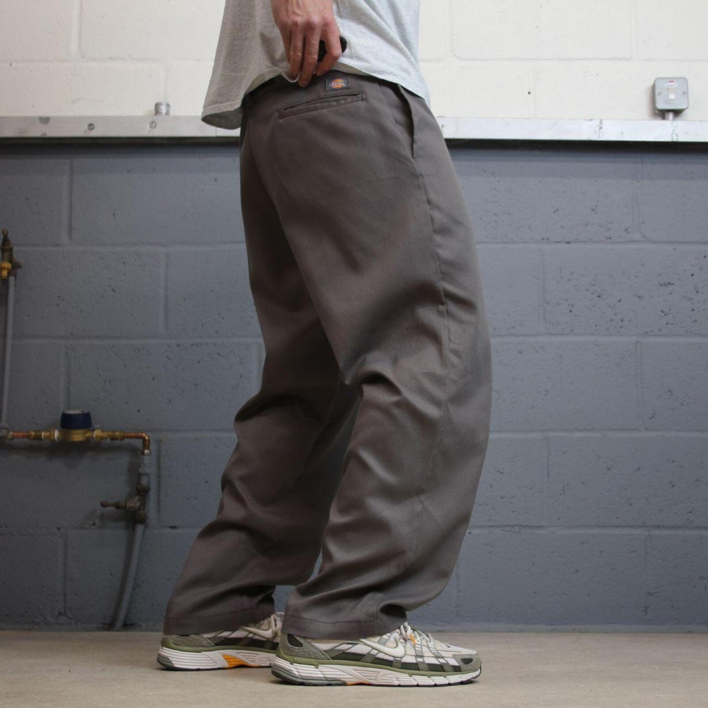 Dickies 874 work pants loose grey Twill chino skate style trousers original fit