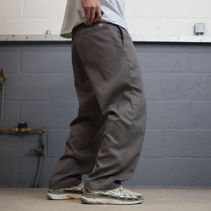 Dickies 874 work pants loose grey Twill chino skate style trousers original fit