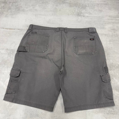 Grey baggy Dickies cargo shorts W42