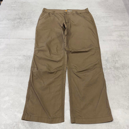 Mens Carhartt cargo pants W38 L31 khaki relaxed 90s style cargos
