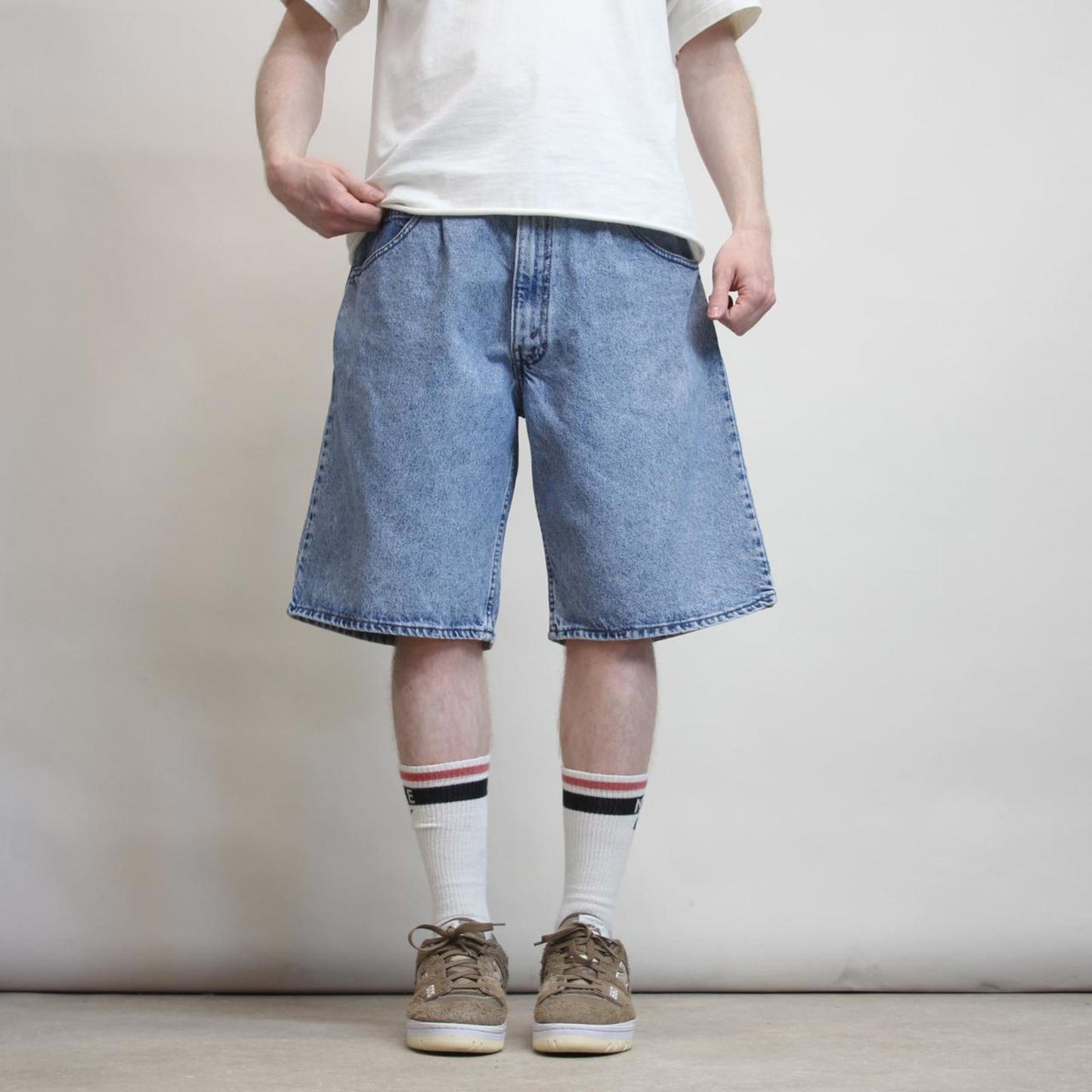 Vintage Silver Tab Levi's baggy jorts W36 loose denim 90s skater shorts