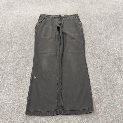 Carhartt carpenter pants relaxed y2k grey Straight leg skater style workwear pants