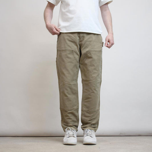 Carhartt double knee carpenter pants size 18 (W38 L30) khaki slim fit work trousers