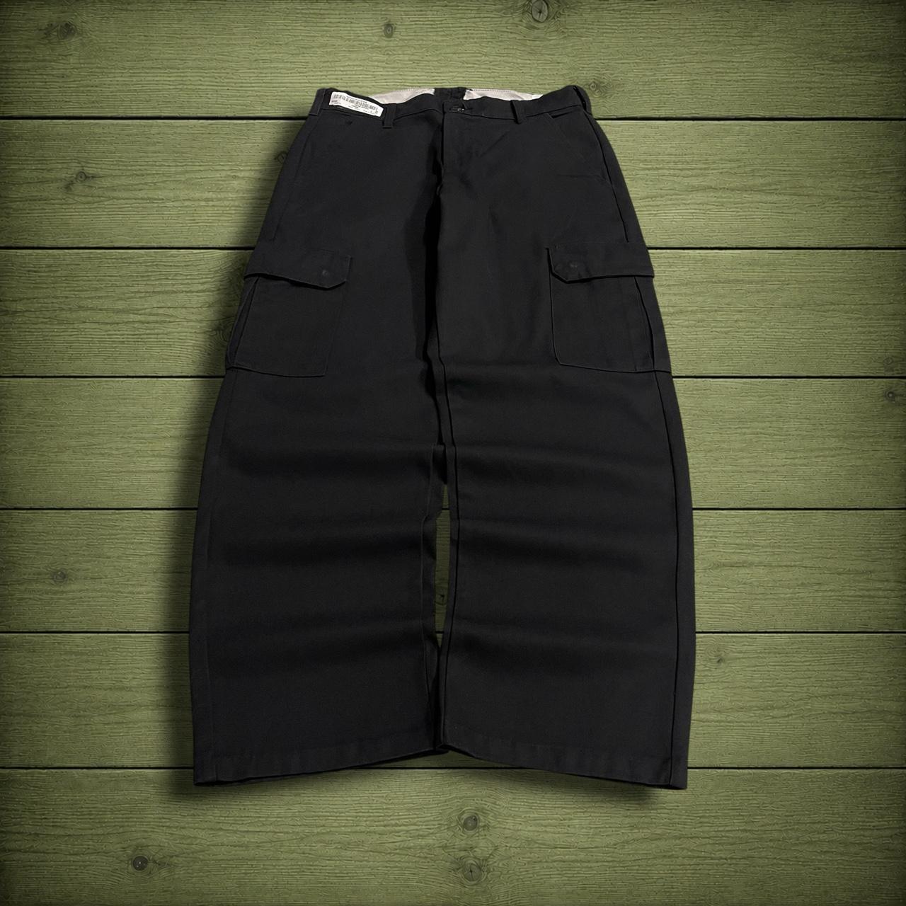 Red Kap vintage cargo pants y2k black Loose chino style skate work trousers