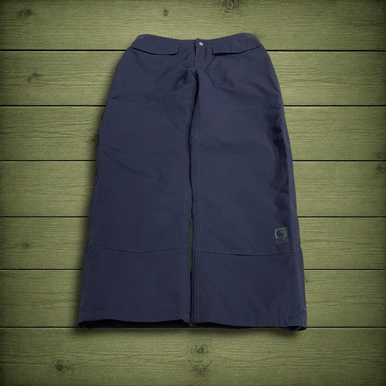 Carhartt waterproof pants Storm Defender women's y2k navy insulated technical snow trousers