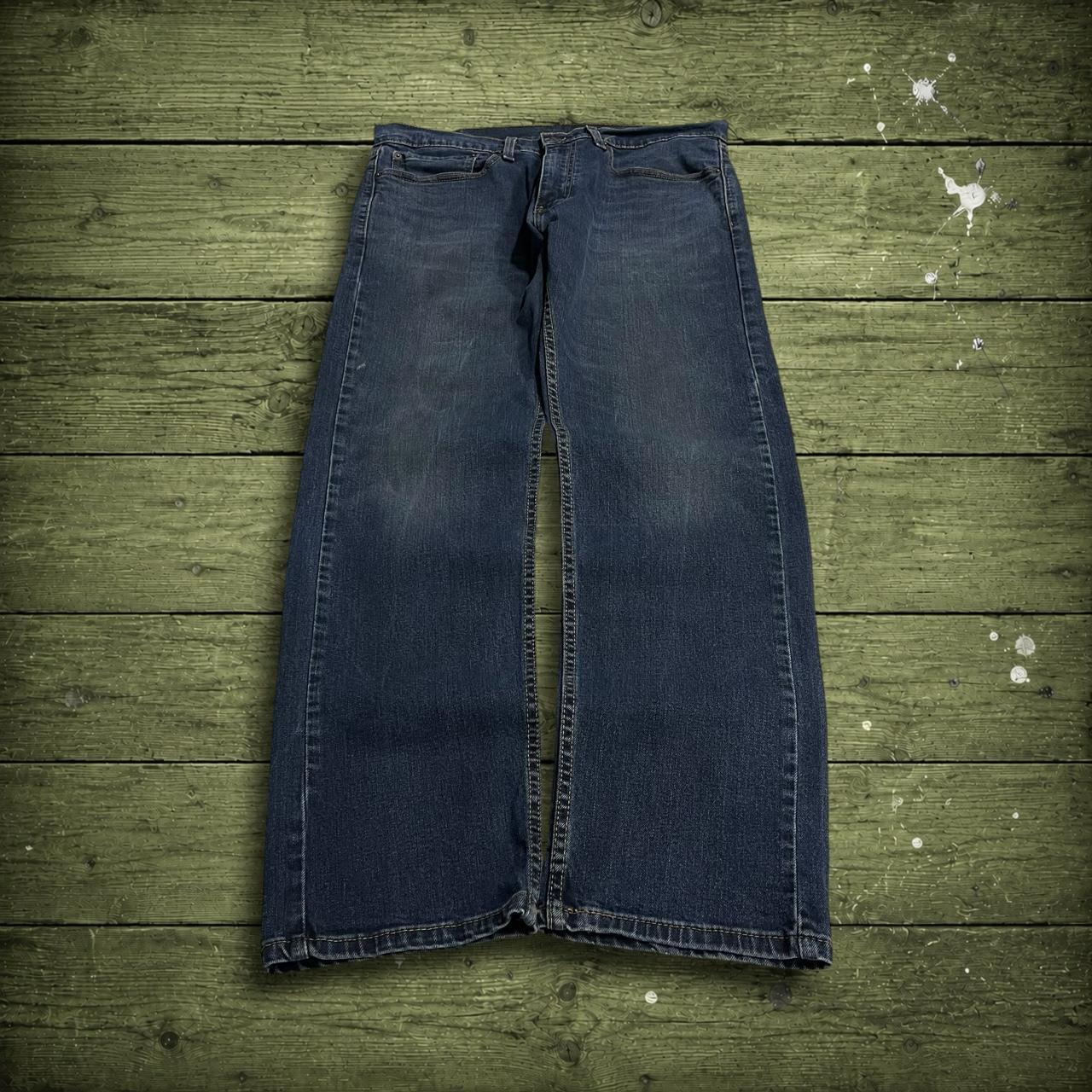 Levi's 505 straight fit jeans y2k blue Regular straight leg denim pants red tab logo