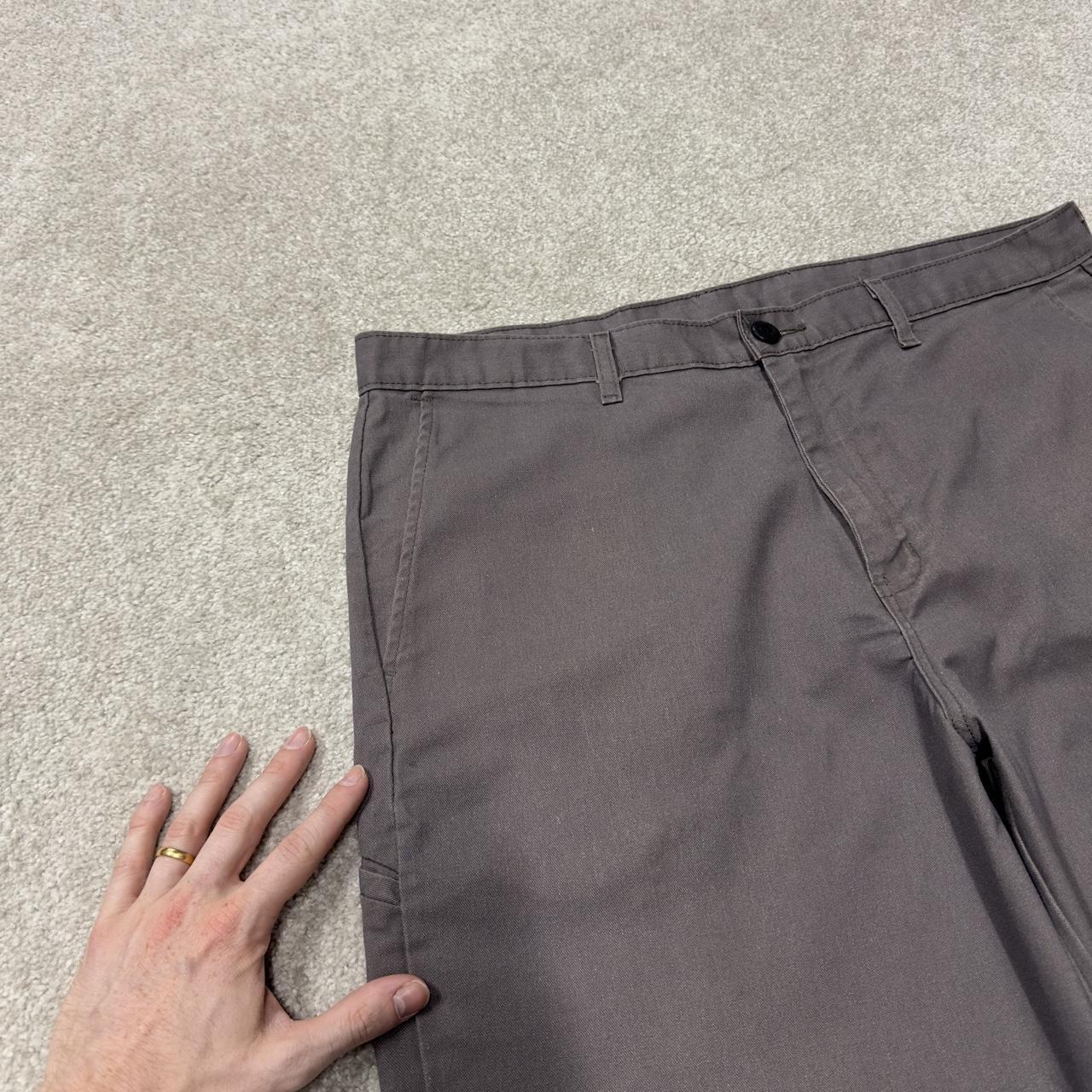 Dickies long baggy shorts y2k chino carpenter grey Loose skater surf style shorts