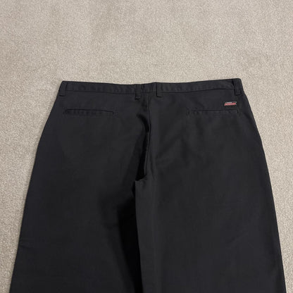 Dickies chino pants black W40L30 Loose skater style work trousers