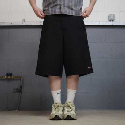 Dickies carpenter long leg chino shorts black Twill style skater shorts long leg festival