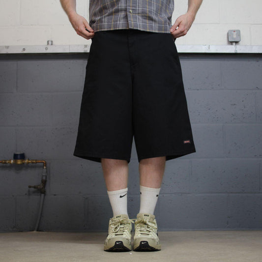 Dickies carpenter long leg chino shorts black Twill style skater shorts long leg festival