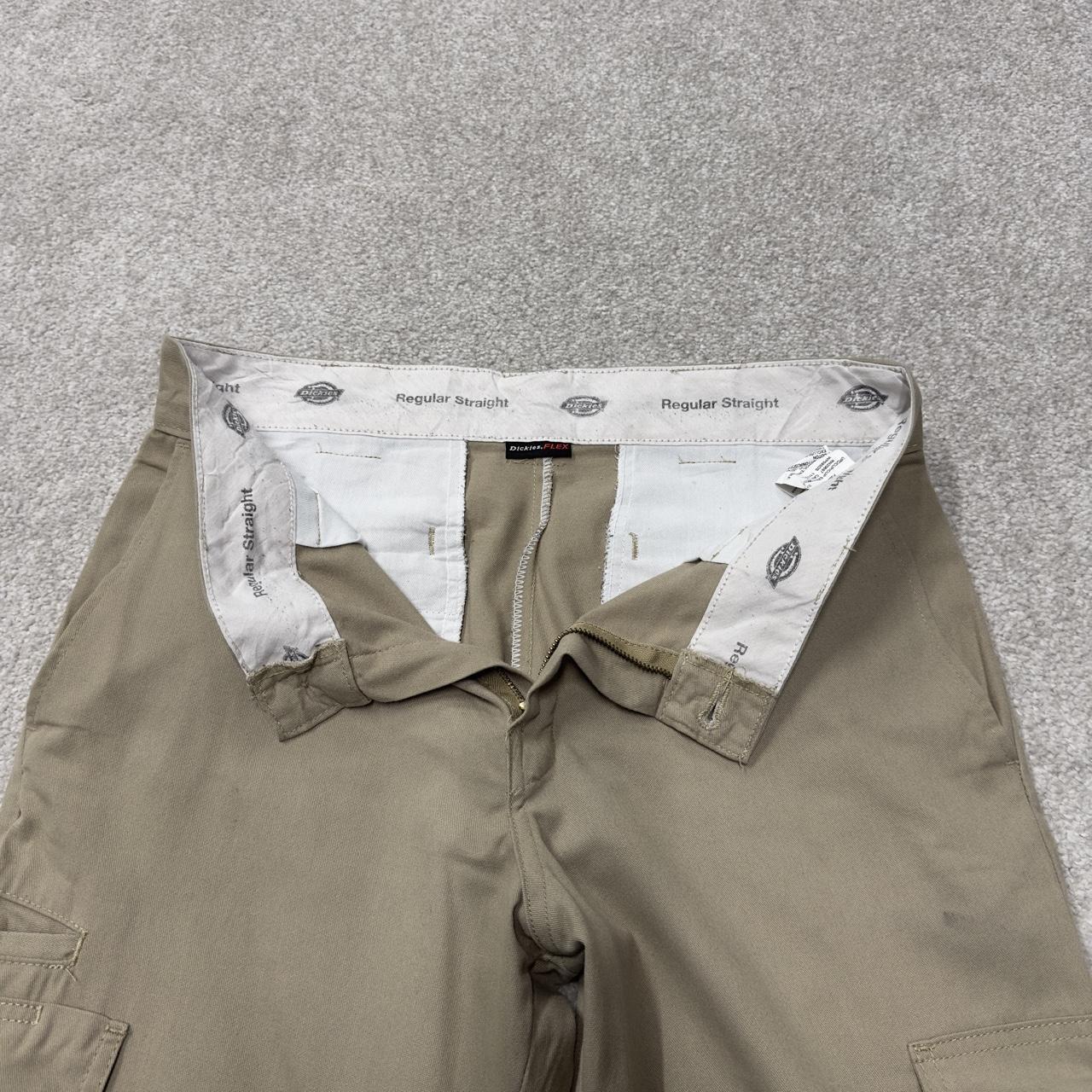Dickies cargo utility pants W32L30 khaki straight fit chino work skate trousers