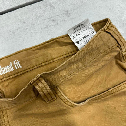 Tan Carhartt cargo trousers W38L32