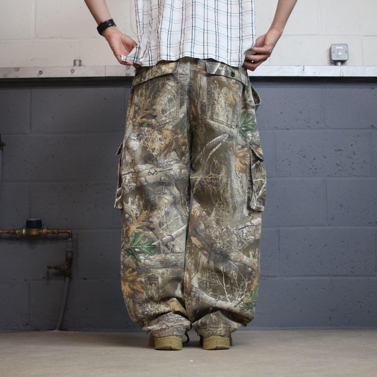 Realtree camo cargo pants y2k utility khaki Baggy camouflage hunting utility cargos