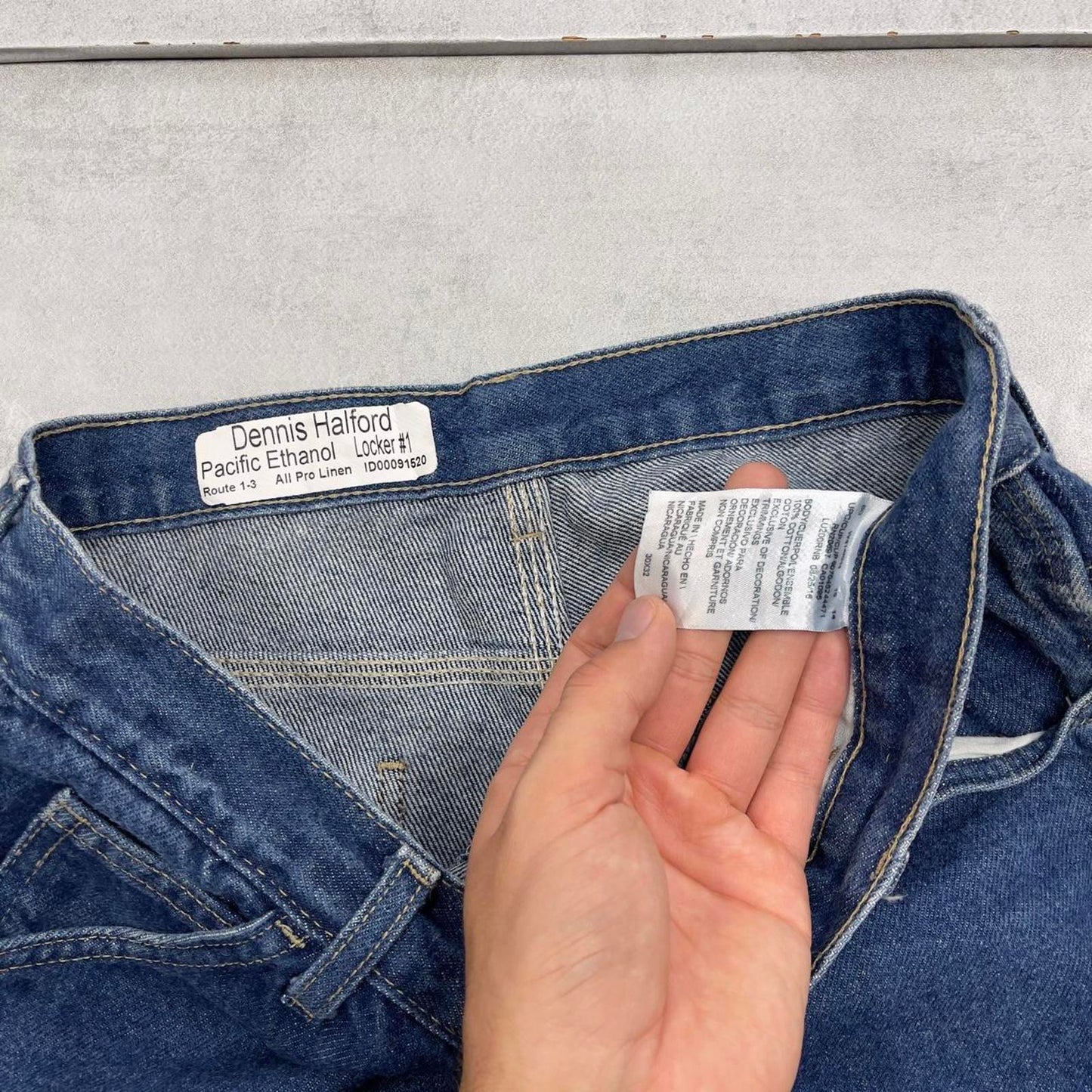 Dickies carpenter jeans W30L32 loose blue denim cargo skater style jeans