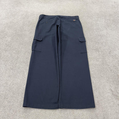 Dickies cargo pants y2k relaxed navy Loose leg twill chino style utility workwear pants