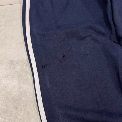 Y2k navy Adidas joggers M
