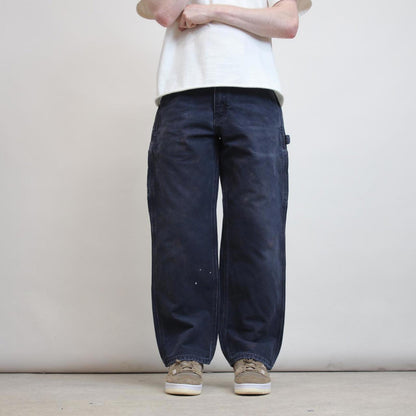 Carhartt carpenter jeans W31 L29 loose navy canvas 90s style skater cargos